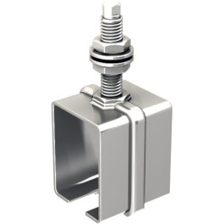 Support enveloppant à tige normale pour rail de roulement SPORTUB 5040 / pce