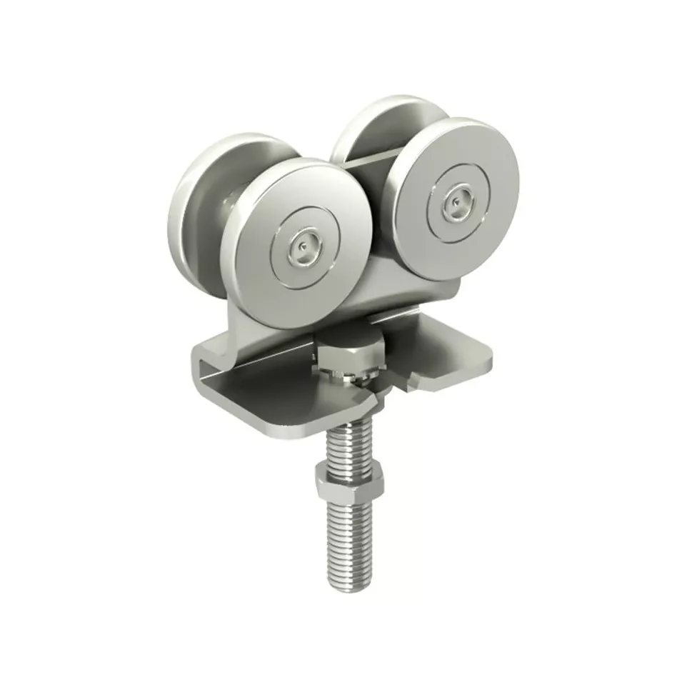 Roulette avec support col de cygne et...