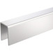 Galvanized U Lower Guide Profile 25x17mm Length 3m SPORTUB 3530 / 3m