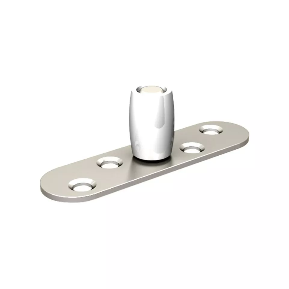 Guide inférieur à olive sur platine à...