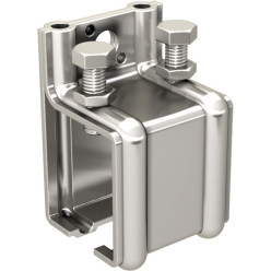 Support enveloppant d'extrémité à fixation murale pour rail de roulement SPORTUB 3530 / pce