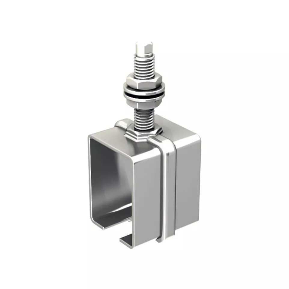 Support enveloppant à tige normale...