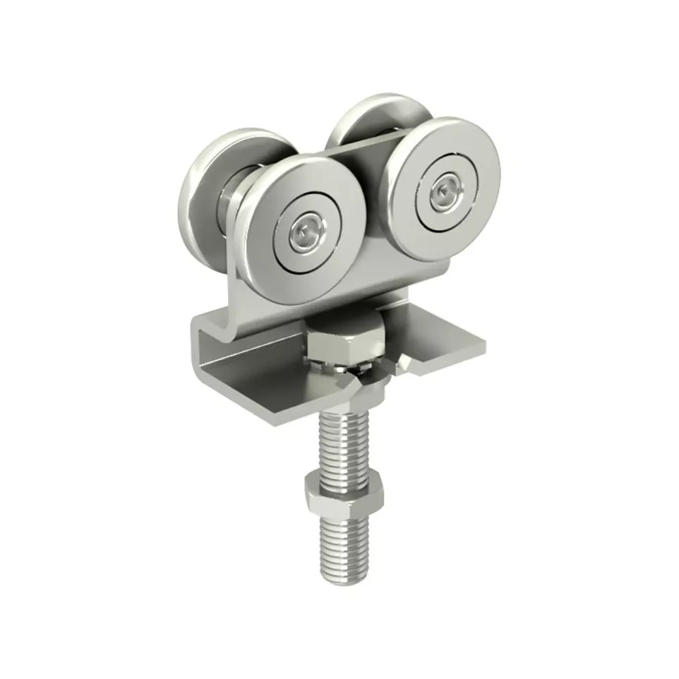 Zwenkwiel met zwanenhalssteun en 4...