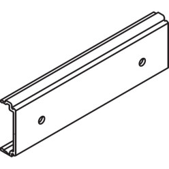 Clip pour cache-rail en bois ou en aluminium pour coulissants HAWA Porta 60/100 H et 60/100 HC / PCE