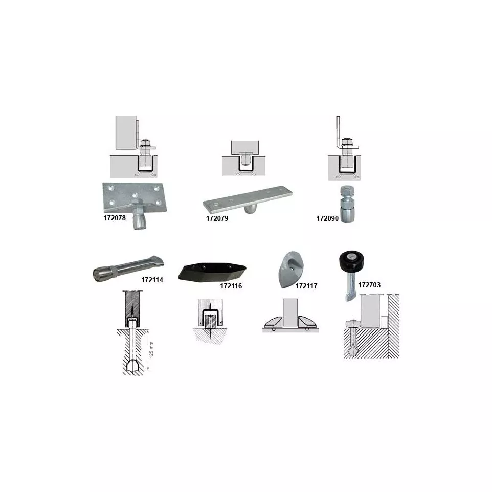 Sabot en akulon pour coulissants ROB...