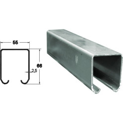 Profil supérieur pour coulissants ROB série 130.000 longueur 7m / 7m