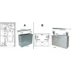 Container de 40 litres pour garniture ROB 714.000 / pce