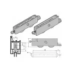 La Croisée DS 4044 Sliding Door Trolley / piece