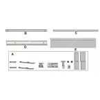 Lower Cover Profile 966/200 P1602 White 1.5M 9.38801.15.0.7 / 1.5m