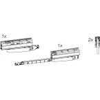Hautau SP 160 kg Trolley and Profile Reinforcement Kit for 31 mm Track with Right Anti-Lift / pc