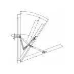 Hautau safety stay for tilt window per piece