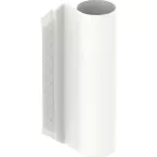 PVC Applied Hinge Bearing Cover Double Supports Frame White RAL9016 per piece