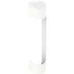 MACO PVC Applied Hinge Bearing Cover Double Studs White / pc