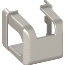 MACO PVC Angle Bearing Cover Double Short Studs Titanium / pc