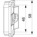 Verborgen tussenscharnier /...