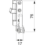 Palier dangle DT4/15 droit...