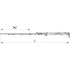 Preassembled OB TBT 600 LFF 401-600 Silver Hinge / pc