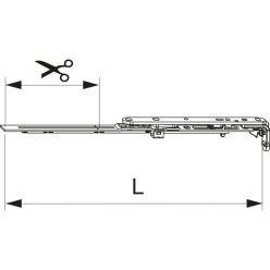 Preassembled Window Stay Compass 400 LFF 320-400 per piece