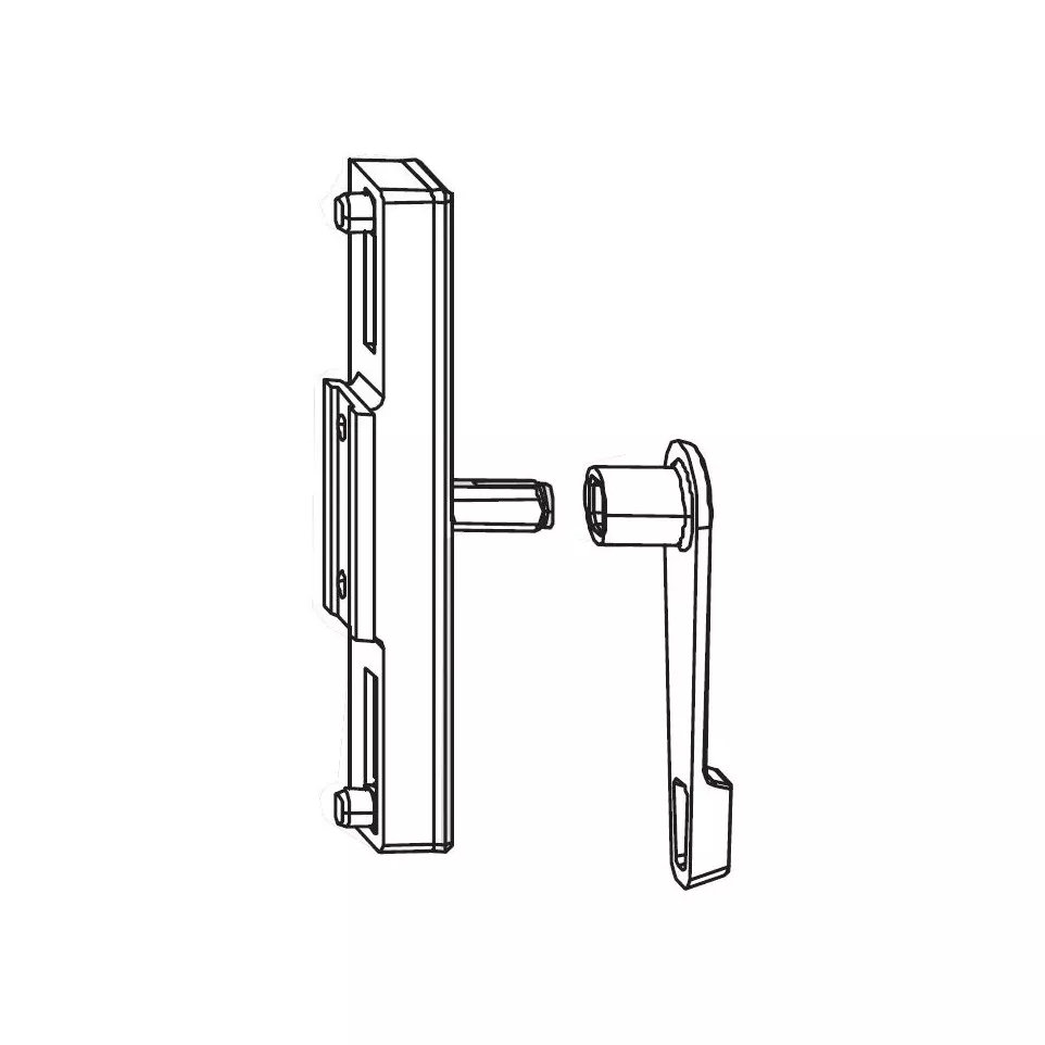 Halfvaste centraaldoos met greep gat...