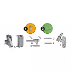 Limitateur d'ouverture Unitas droit / pce