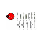 Draaikiep slot 4mm...