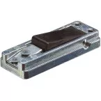 Arrêt Assa Abloy DCA152 pour coulisse DCG 193 - 195 et 893 angle 130° argent / pce