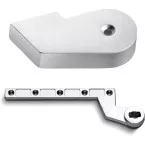 Cover for Lower Arm TS Single Action Geze DINR Silver per piece