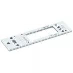 Plaque de montage corps GEZE pour TS 2000 NV argent / pce