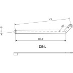 Dorma gebogen arm voor TS...