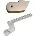 Cover for Dorma BTS Single Action Lower Arm DINL Silver per piece