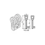 BB Key Insert for Euro Profile Locks (PZ) / pc