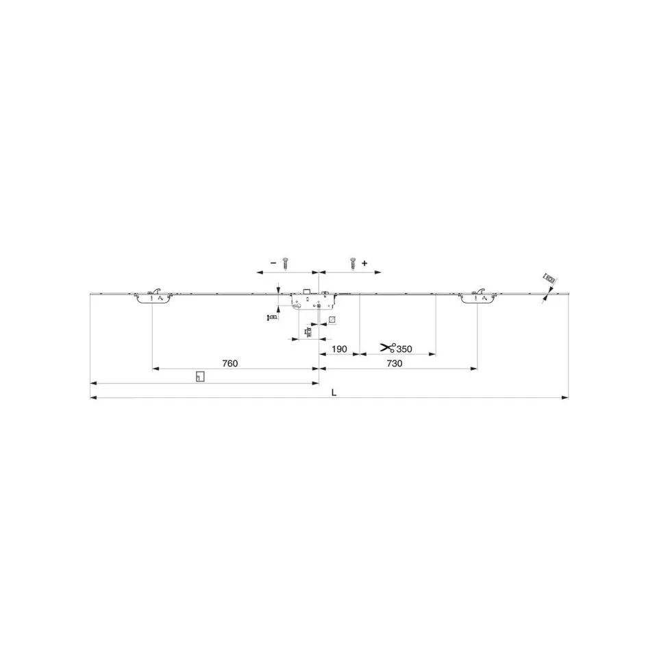 Serrure multipoint automatique à...
