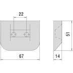 CISA Adjustable Black Floor...