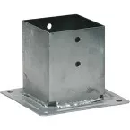 Vastschroefbare tuinpaalvoet 90x90mm / pce