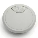 PVC kabelwartel Ø 80mm lichtgrijs / pce