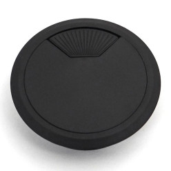 Passe-câbles PVC Ø 80mm noir / pce