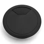 PVC Cable Grommet Black 80mm Diameter per piece