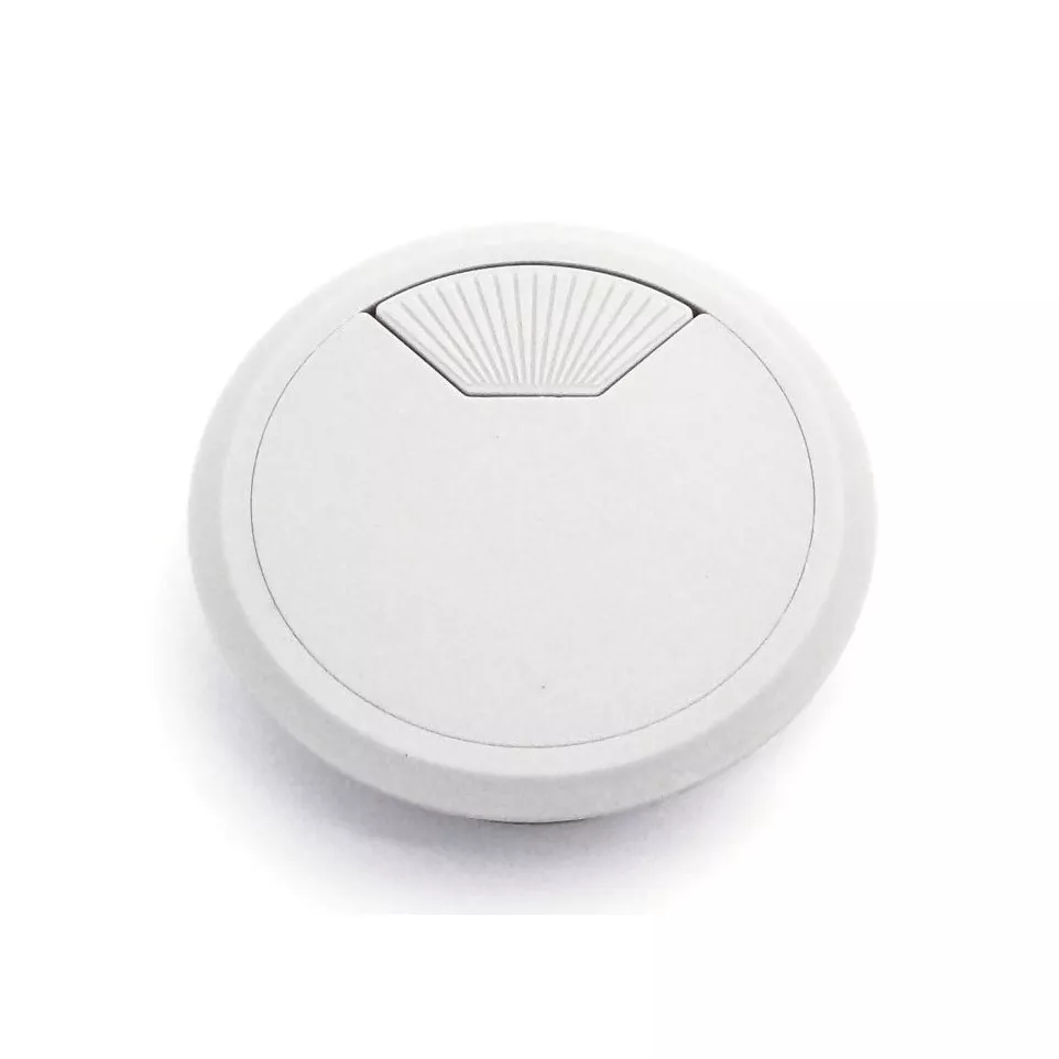 Passe-câbles PVC Ø 80mm blanc / pce