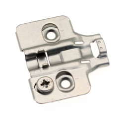 Embase charnière Slim 3D à visser H 0mm / 100pce