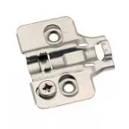 Slanke 3D opschroefbare scharnierplaat H 0mm / 100pce