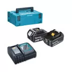 Power Pack Makita 2 accu's 18 V - 6,0 Ah + lader / pce
