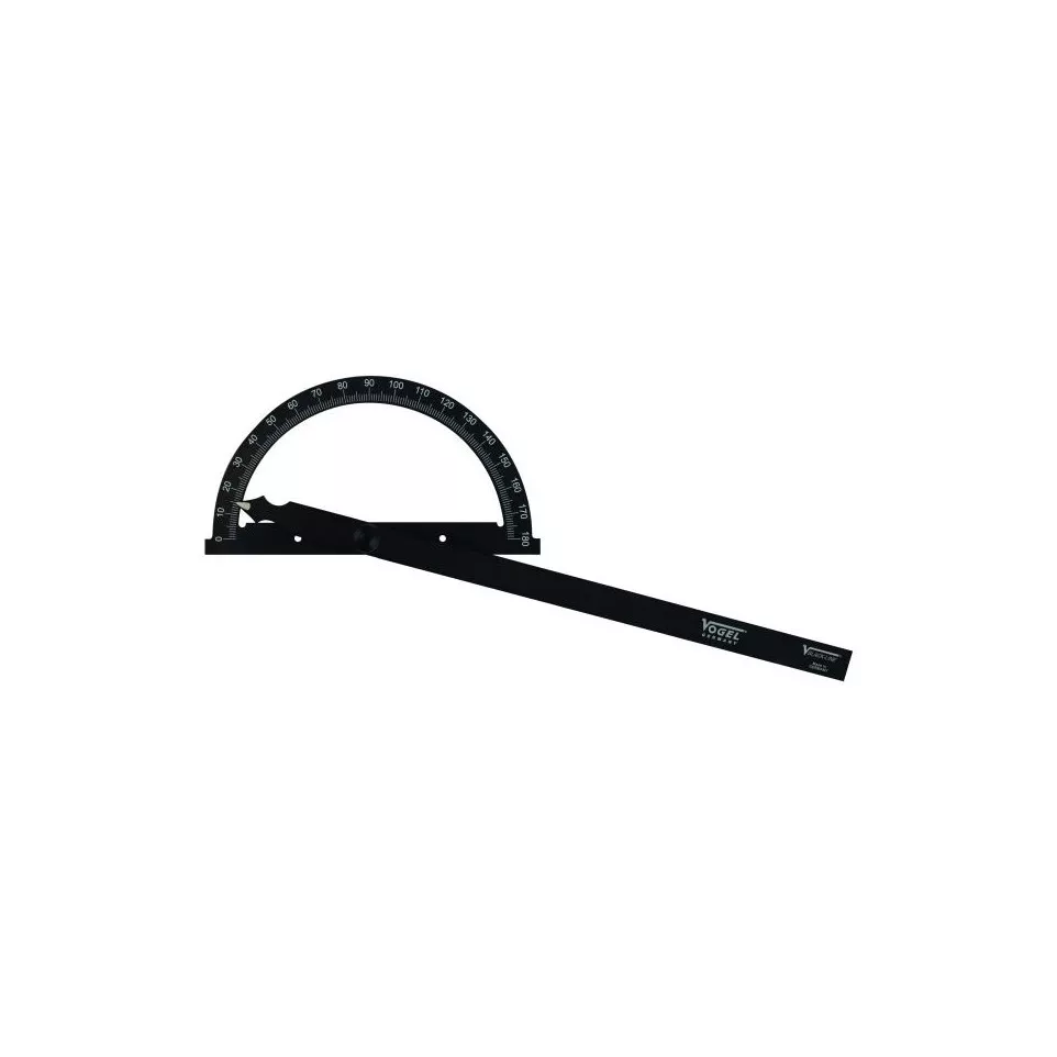 Rapporteur alu avec vis de blocage...