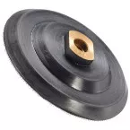 Rubber steun voor klittenbandschijf Ø125mm - M14 / pce