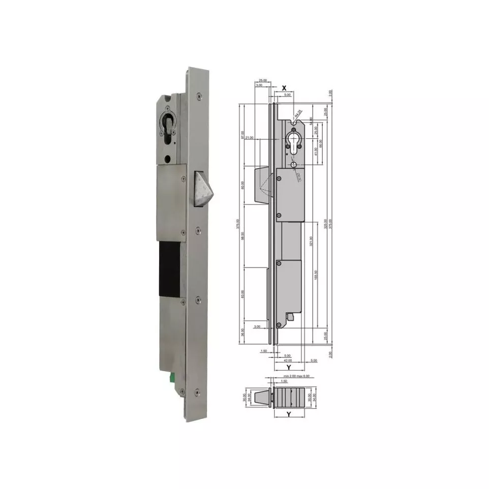 B&B Locks A1 Basic 50 SA Fail-Safe...