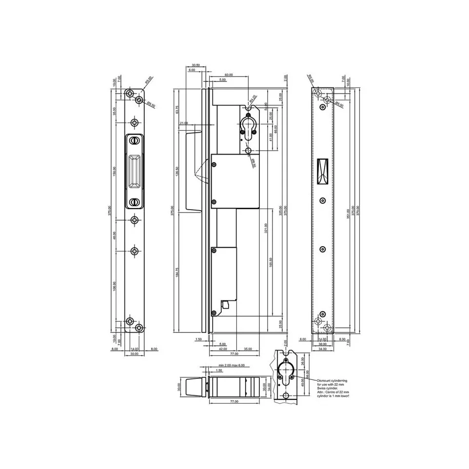 Serrure électriques BB Locks A1 Basic...