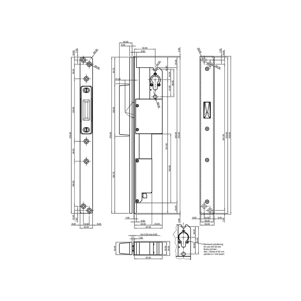 B&B Locks A1 Basic 50 SX Electric...