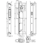 B&B Locks A1 Basic 30 SA Fail-Safe Electric Lock per piece