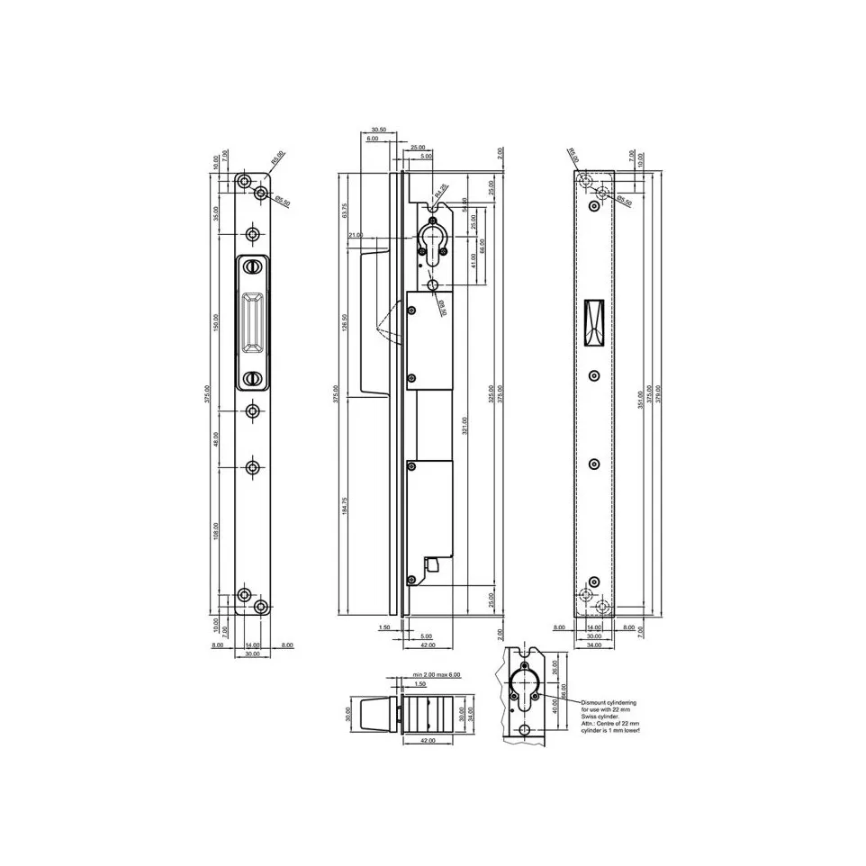 B&B Locks A1 Basic 25 SA Fail Safe...