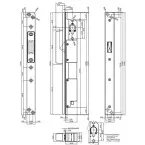 Elektrisch slot BB Locks A1 Basic 25 SA zonder slagplaat - ASP / pce