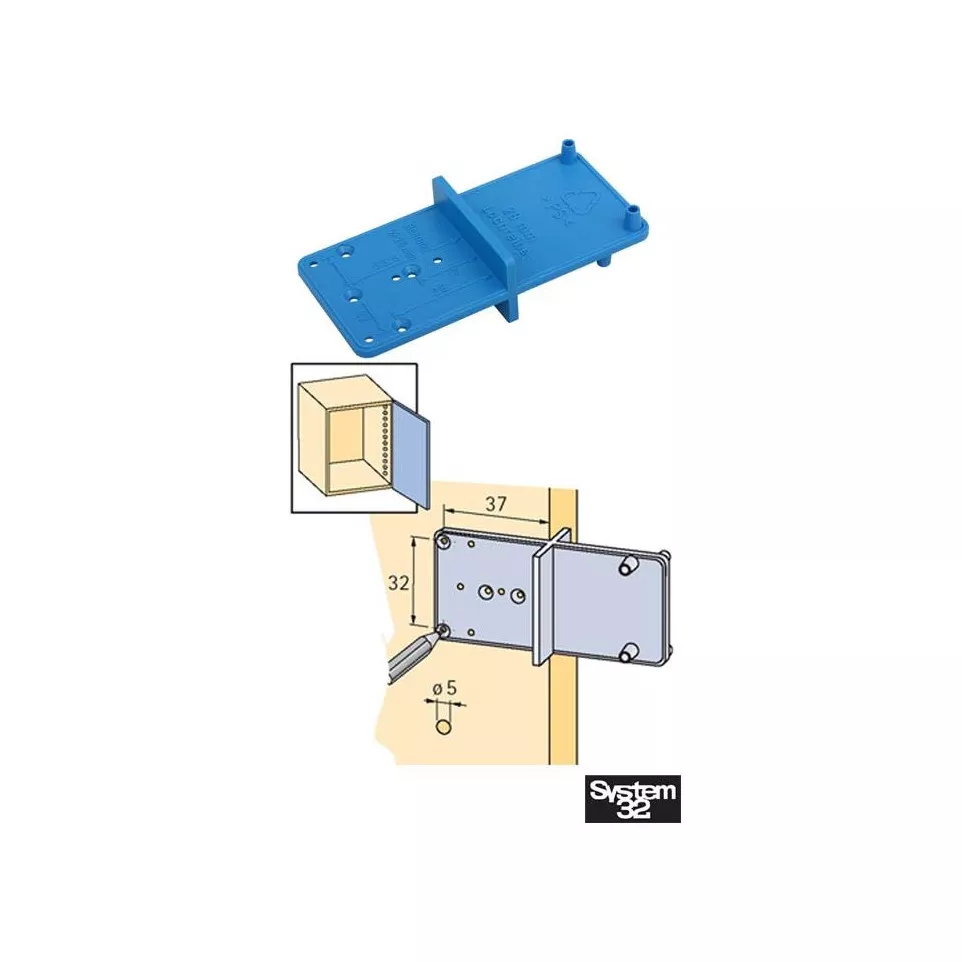 Hettich MultiBlue boormal / pce